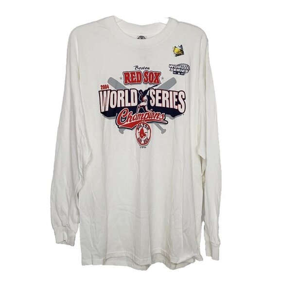 2004 MLB Boston Red Sox World Series Champion T Shirt Ball Cap DVD Dad Gift Set - Picture 2 of 16